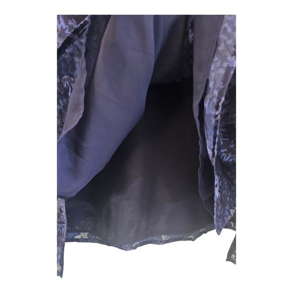 JM Colection Woman Size 24W Blouse Button-Up Long Sleeve Purple Collared - Picture 6 of 9